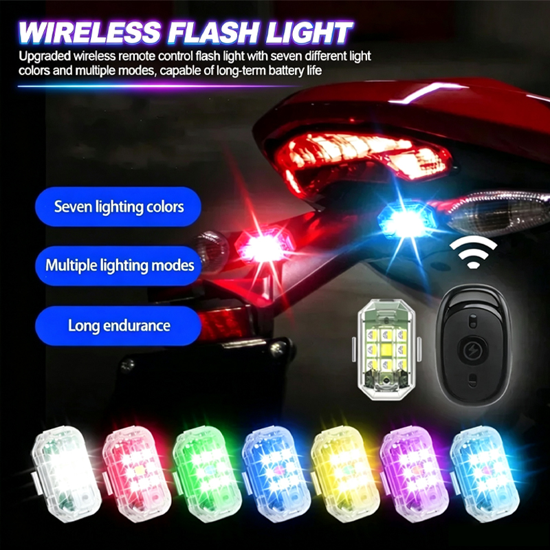 Drone Beacon Light - Kablosuz LED Drone çakarlı lamba Motosiklet