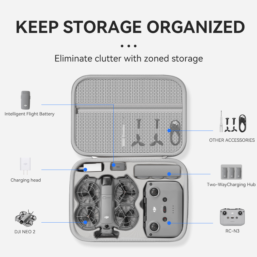 DJI NEO 2 Drone Aksesuarları i - Drone Carrying Case incelemesi ve fiyatı