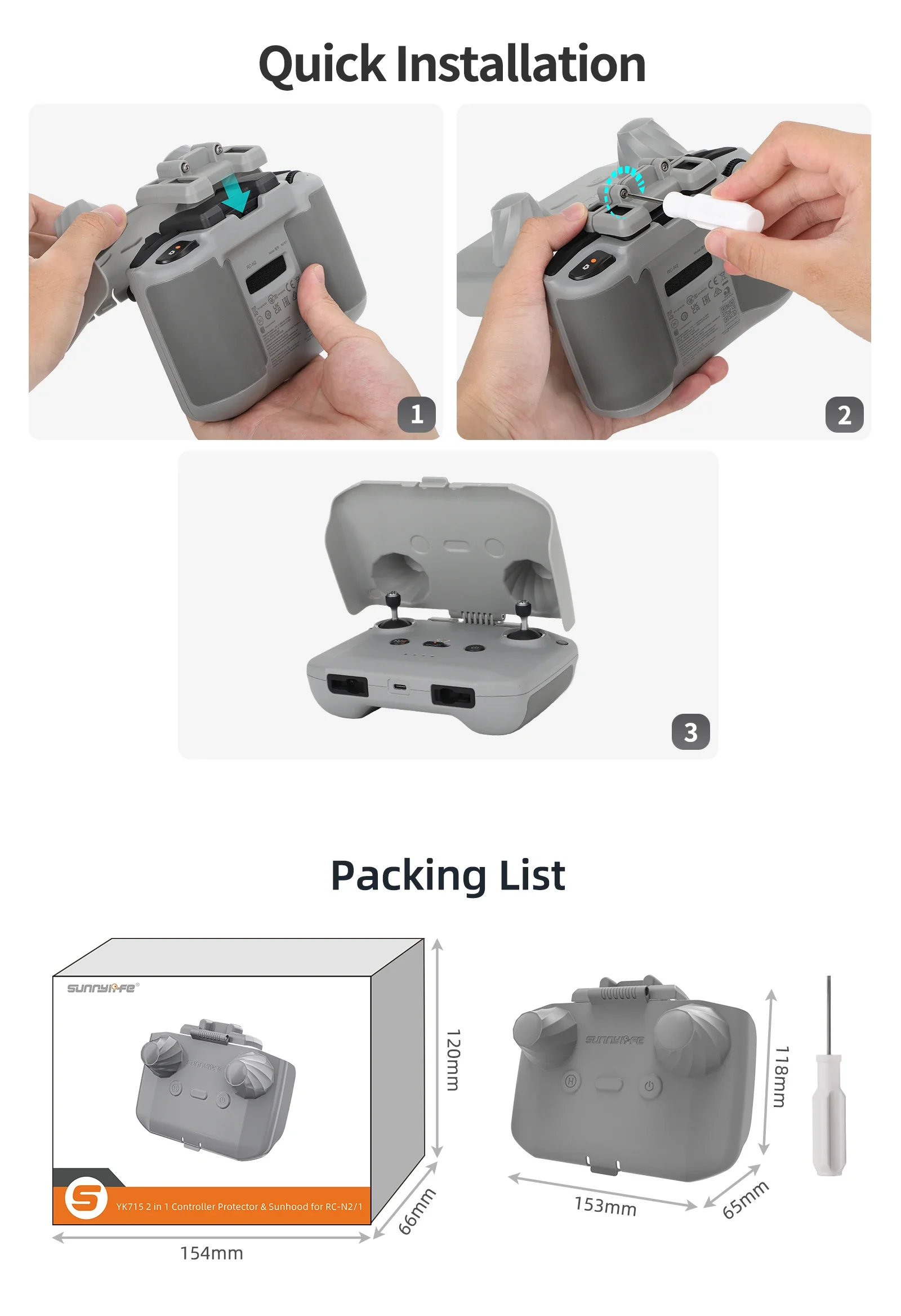 DJI NEO 2 Mini 3 4 Pro/ AIR 3  - Drone Joystick Cover incelemesi ve fiyatı