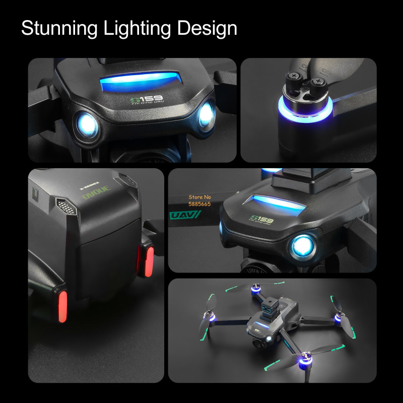 8K Çift Kamera 5G WIFI FPV Uza - Drone Controller Screen incelemesi ve fiyatı