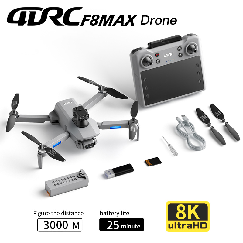 F8 MAX GPS Drone Profesyonel 8 - Drone Controller Screen incelemesi ve fiyatı