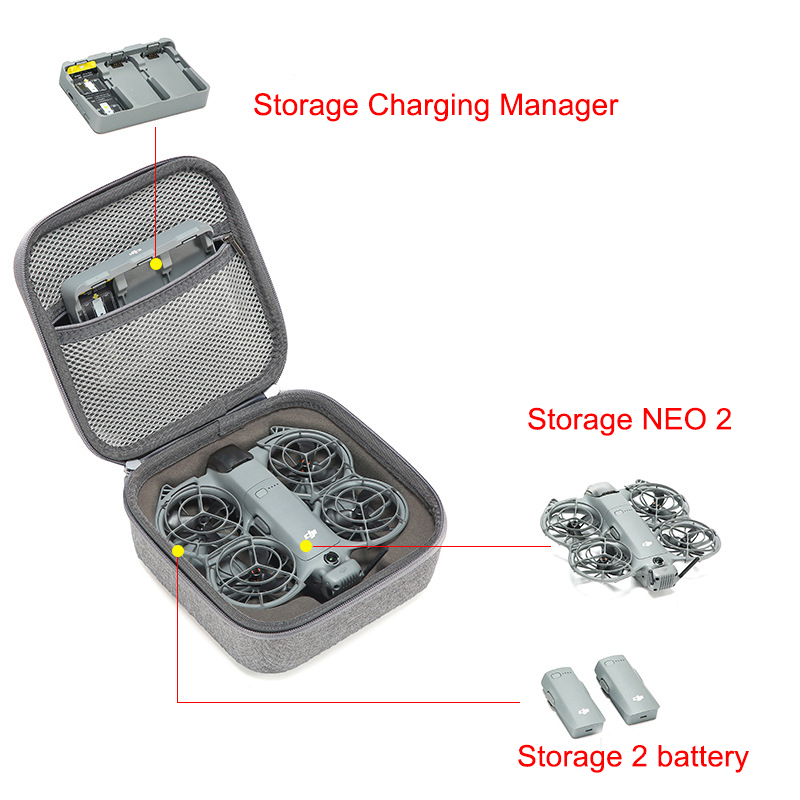 DJI NEO 2 için Darbeye Dayanık - Drone Carrying Case incelemesi ve fiyatı